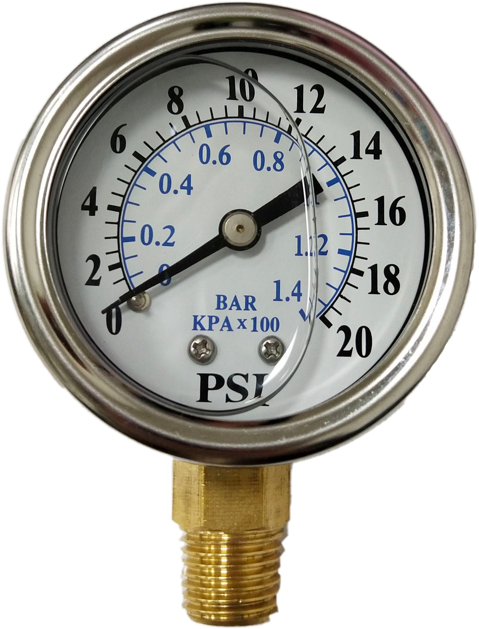 1-20 PSI Heavy Duty Air Gauge